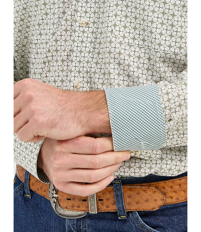 Wrangler Men's George Strait Long-Sleeve Button Down Two Pocket Shirt 112359999