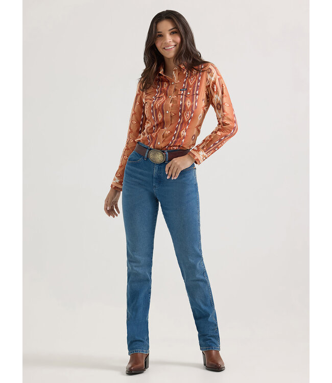 Wrangler Women's Checotah Classic Western Snap Shirt 112361186