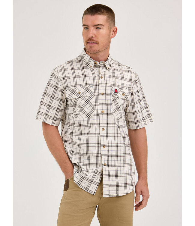 Wrangler Men's Riggs Workwear Foreman Plaid Work Shirt 112360053