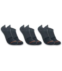 Carhartt Women's Midweight No Show Sock 3-Pack SN8043W