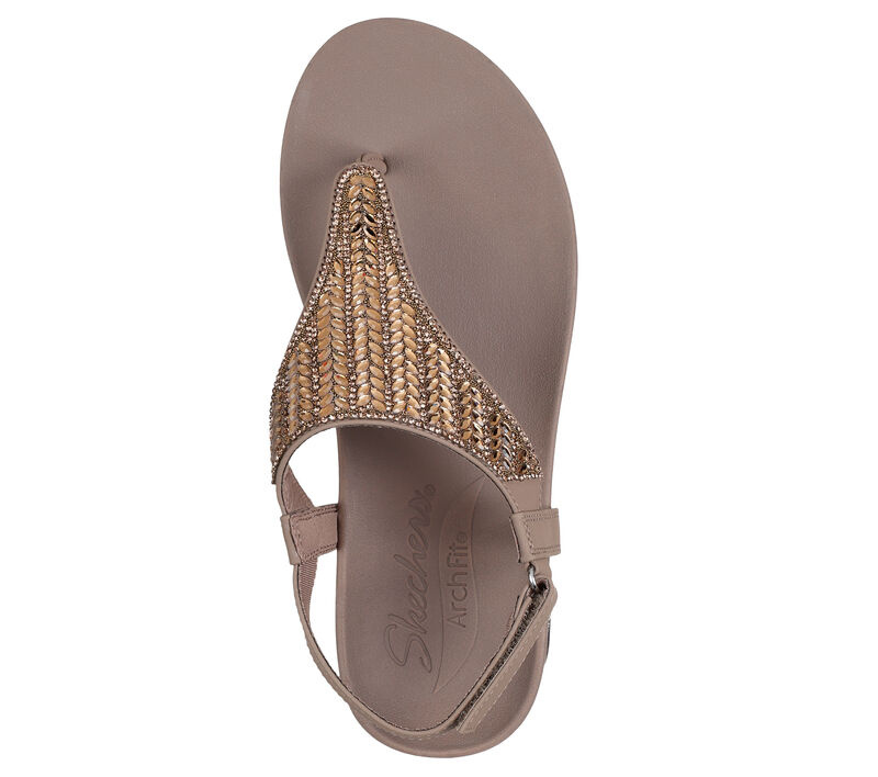 Skechers Women's Arch Fit Meditation- Hidden Gems Sandal