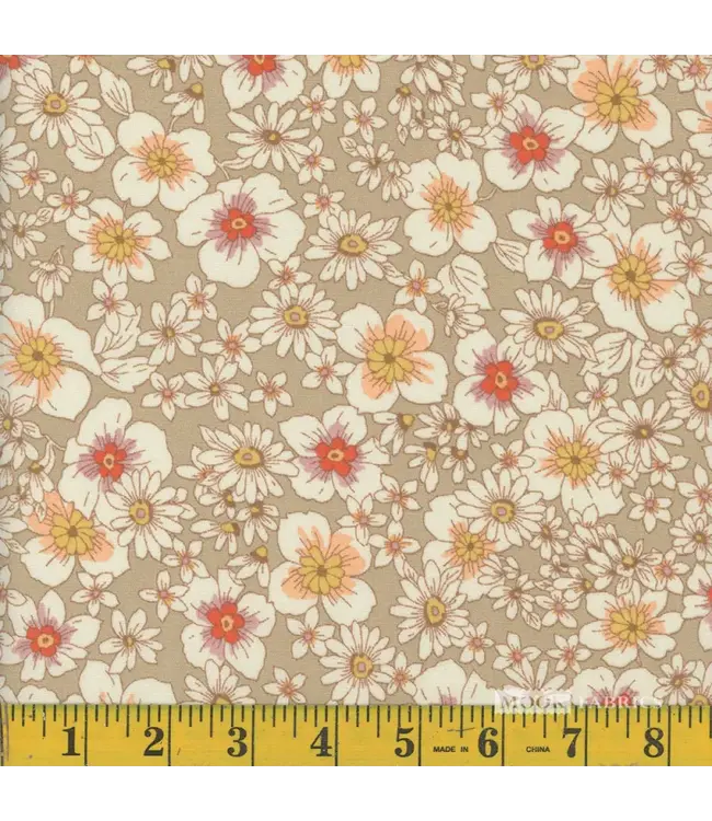 Mook Fabrics Yard of Airflow CEY, Sand Fabric 137831