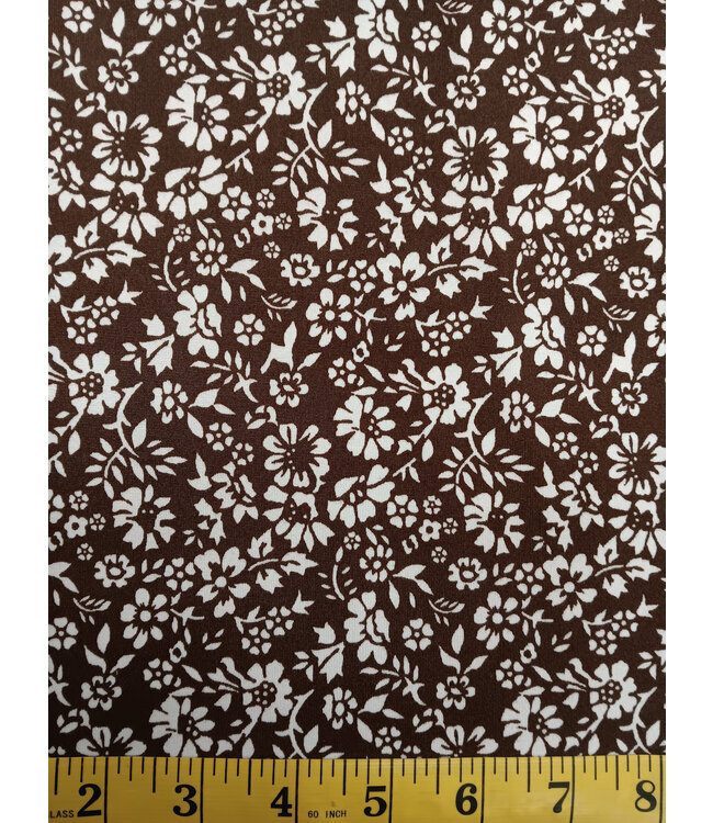 Yard of DTY Brushed-Brown Fabric FA15150