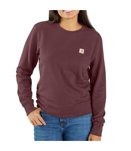 Carhartt Women's Relaxed Fit Midweight French Terry Crewneck Sweatshirt 106179