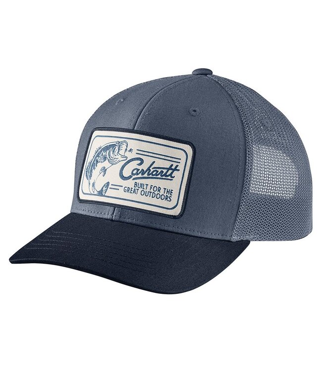 Carhartt Men's Canvas Mesh-Back Fish Patch Cap 106788
