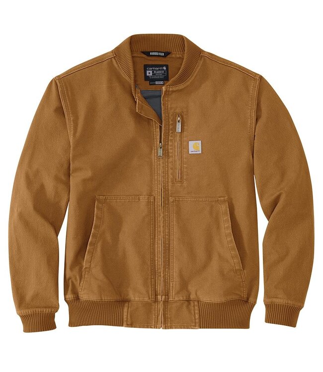 Carhartt Men's Rugged Flex Duck Relaxed Fit Bomber Jacket 106781