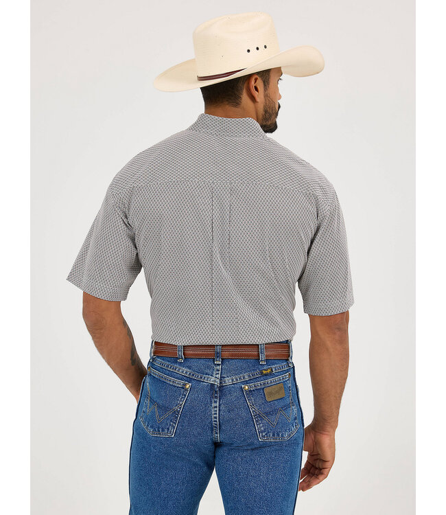 Wrangler Men's George Strait Short-Sleeve One Pocket Button Down Shirt 112365410