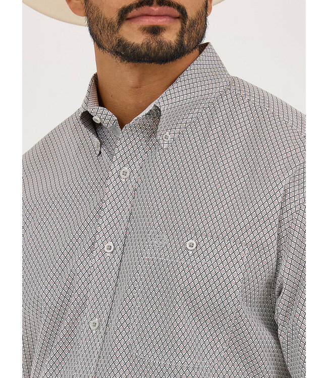Wrangler Men's George Strait Short-Sleeve One Pocket Button Down Shirt 112365410