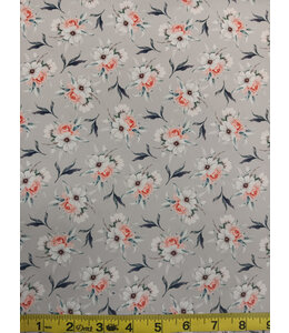 Yard of Koshivo Poly, Whitney Grey Fabric