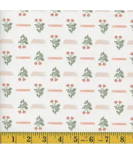 Mook Fabrics Yard of Dressy Twill, Blush Fabric 137031