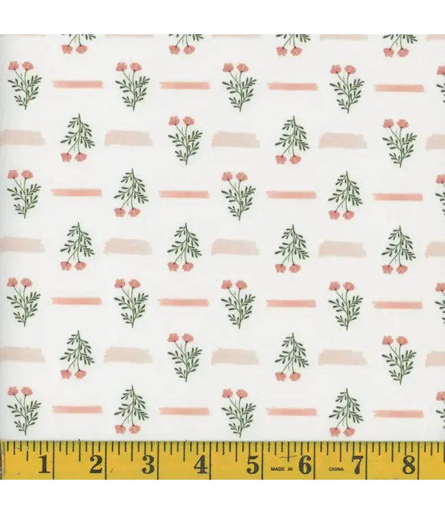 Mook Fabrics Yard of Dressy Twill, Blush Fabric 137031