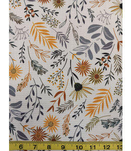 Yard of Pontelle Knit Botanical Fabric CA19904