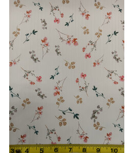 Yard of Multicolor Floral Fabric CA21056