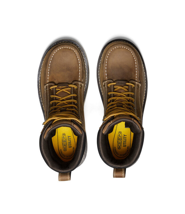 KEEN Men's Cincinnati 8" Waterproof 90 Degree Carbon Toe Heel Boot 1028287