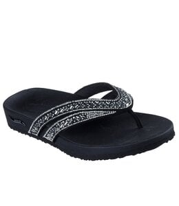 Skechers Women's Arch Fit Meditation- True Gem Sandal 119439 BKSL