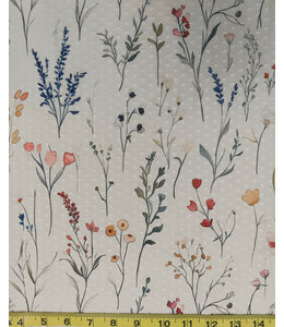 Beth's Creation Yard of Swiss Dot Knit Fabric FT202503137