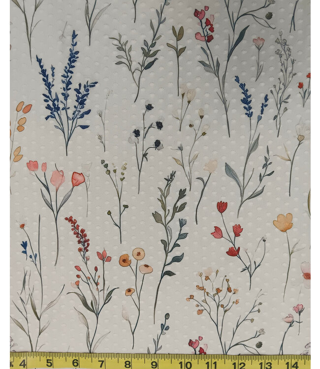 Yard of Swiss Dot Knit Fabric FT202503137