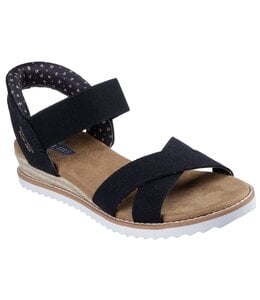 Skechers Women's Slip-ins: BOBS Desert Kiss- Golden Lily Sandal 114418 BLK