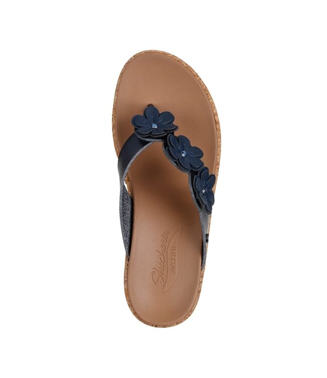 Skechers Women's Arch Fit Beverlee- Rare Blossom Sandal 119988 NVY