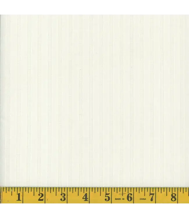 Mook Fabrics Yard of 8x4 Super Rib Solid EK, Off White Fabric 136266