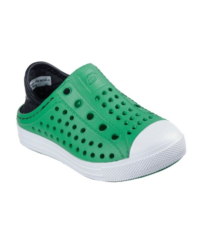 Skechers Boy's Toddler Foamies: Guzman Steps- Aqua Surge Shoe 91995N GRN