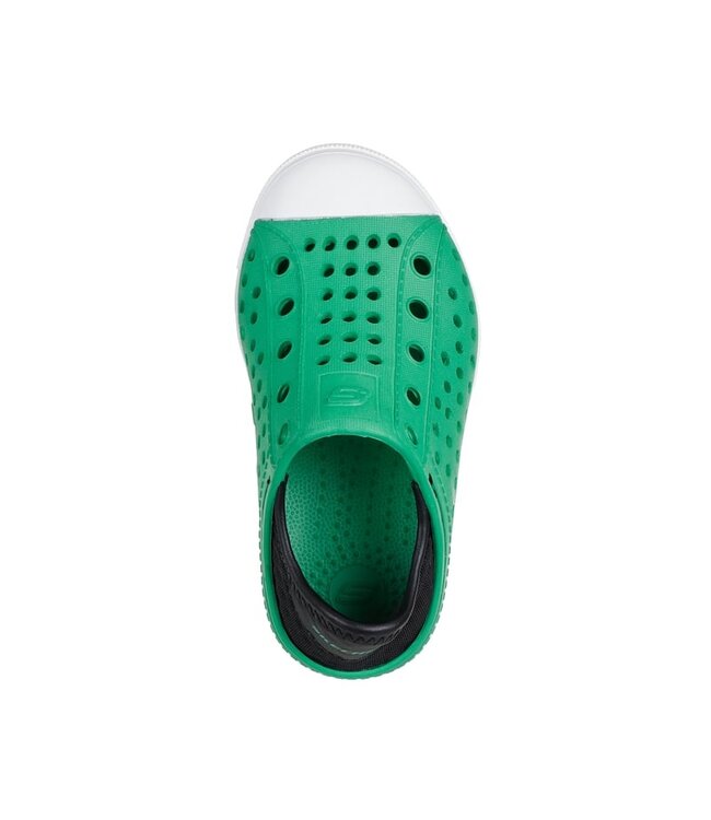 Skechers Boy's Toddler Foamies: Guzman Steps- Aqua Surge Shoe 91995N GRN