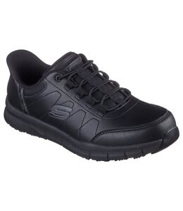 Skechers Men's Slip-ins Work: Nampa- Knotly Shoe 200293 BLK