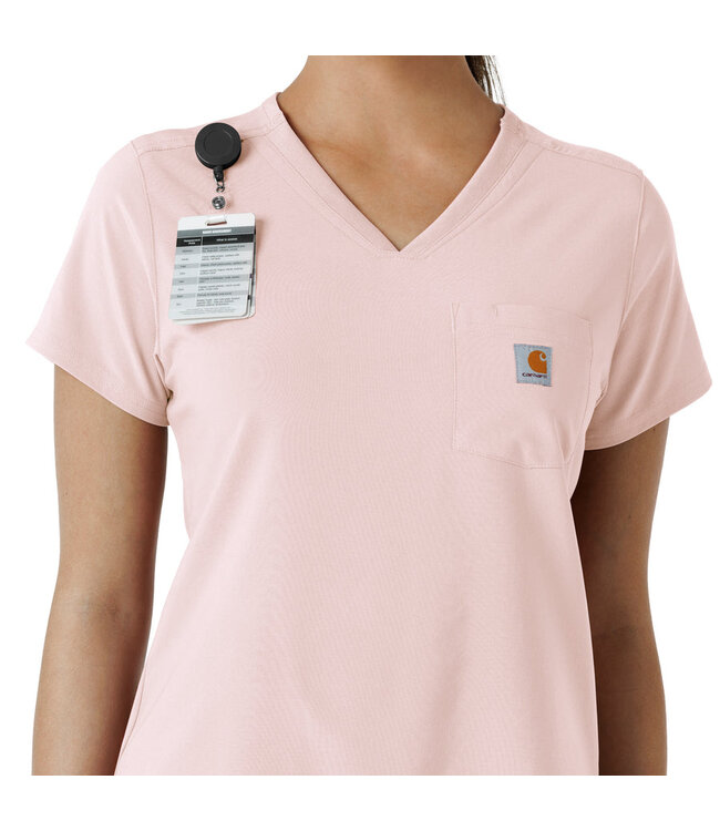 Carhartt Women's Force Cross-Flex Tuck-In Scrub Top C13410