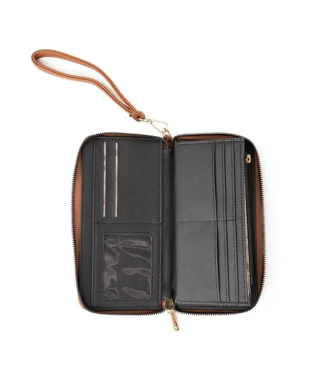 KEDZIE Eclipse Convertible Zip-Around Wallet KDZECP