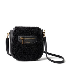 KEDZIE Vegan Sherpa Camden Mini Messenger Bag KDZFCM