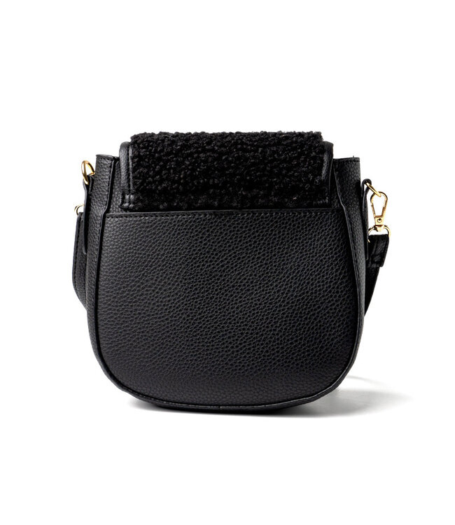 KEDZIE Vegan Sherpa Camden Mini Messenger Bag KDZFCM