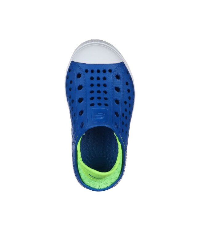 Skechers Boy's Toddler Foamies: Guzman Steps- Aqua Surge Shoe 91995N BLLM