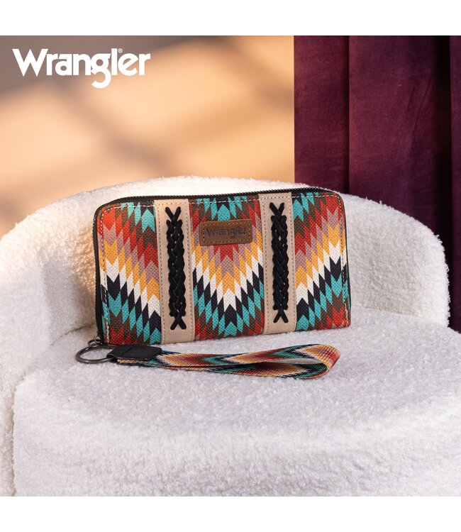 Wrangler Southwestern Art Print Wallet WG2211-W006