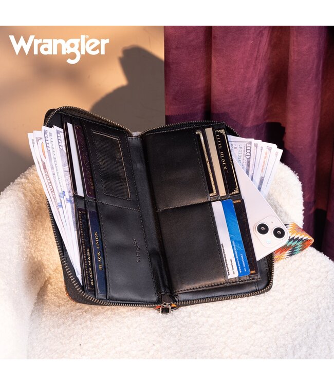 Wrangler Southwestern Art Print Wallet WG2211-W006