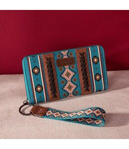 Wrangler Southwestern Art Print Wallet WG2203-W006