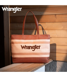 Wrangler Striped Canvas Tote Bag WG159-8112