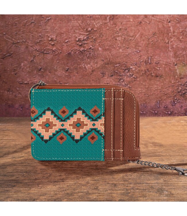 Wrangler Aztec Small Tote/Crossbody and Card Case Set WG2203-8120SW