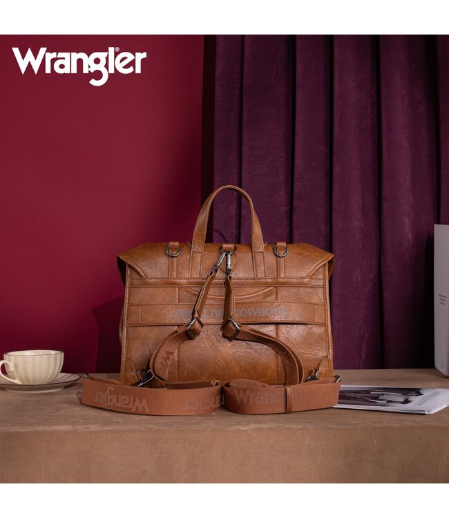 Wrangler Top Handle Carry Satchel/Laptop Bag/Backpack/Crossbody WG190-8319
