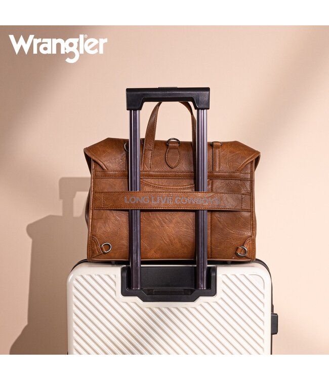 Wrangler Top Handle Carry Satchel/Laptop Bag/Backpack/Crossbody WG190-8319