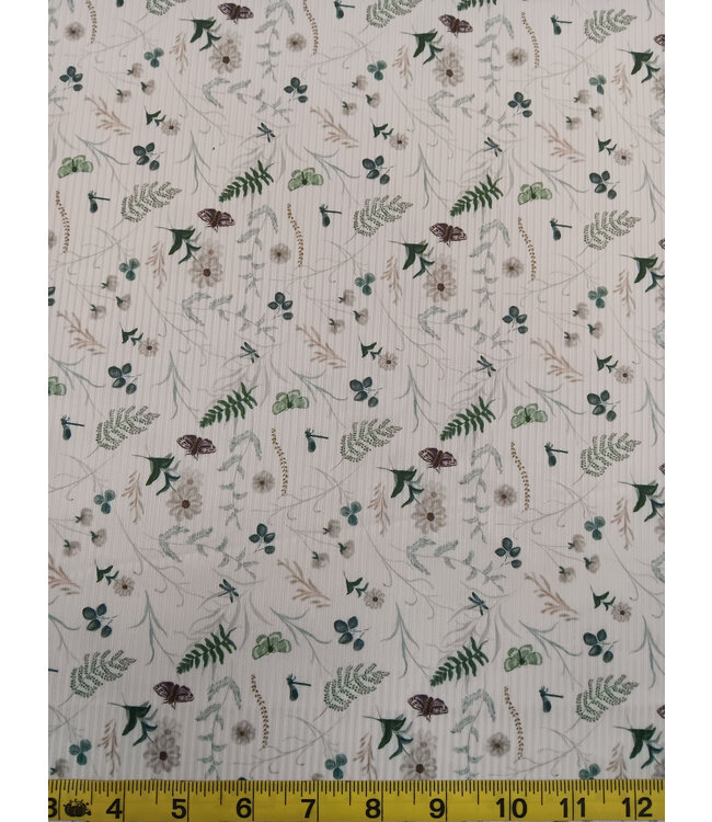* Exclusive Design* Yard of Narrow Rib Knit Fabric FT202504028