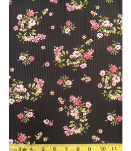 Yard of Savannah-Black Fabric FA15279