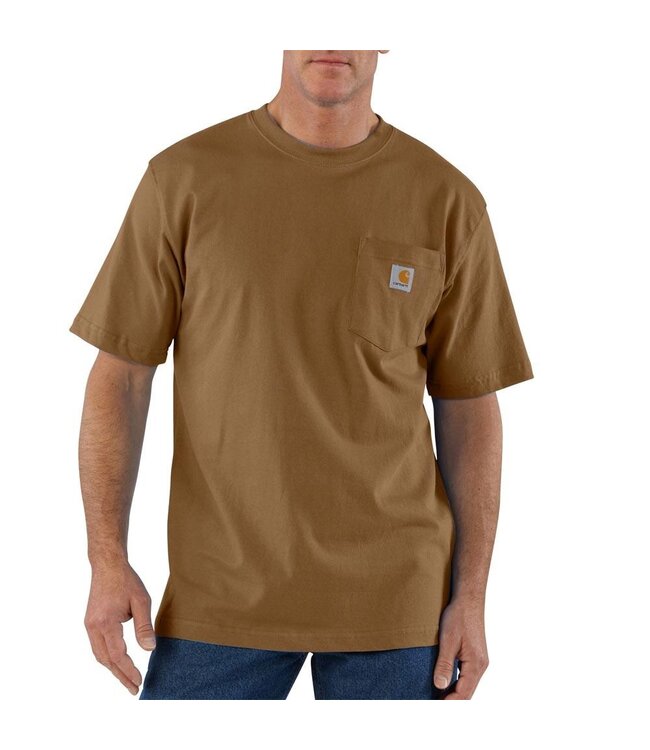 Carhartt Men's Loose Fit Heavyweight Short-Sleeve Pocket T-Shirt K87
