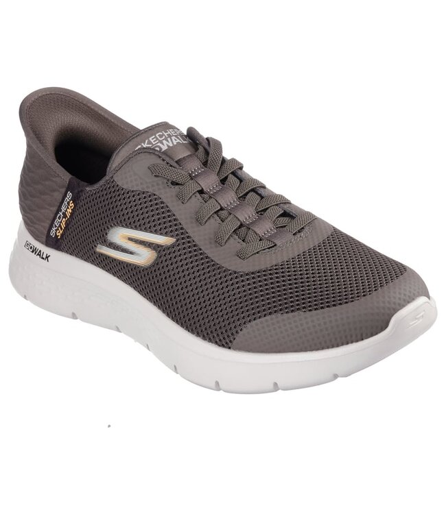 Skechers Men's Slip-Ins: GO WALK Flex- Hands Up Shoe 216324 BRN