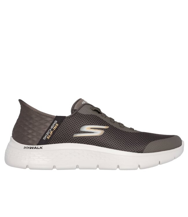Skechers Men's Slip-Ins: GO WALK Flex- Hands Up Shoe 216324 BRN
