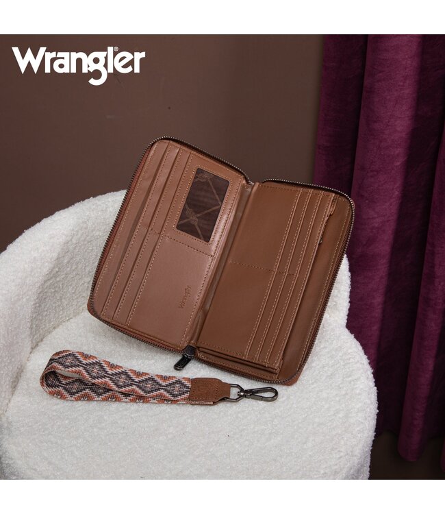 Wrangler Southwestern Art Print Wallet WG2213-W006