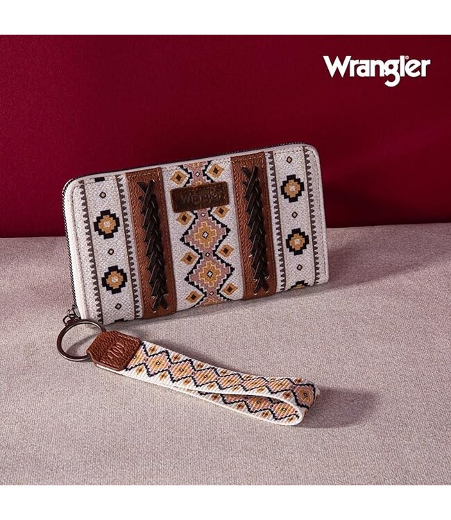 Wrangler Southwestern Art Print Wallet WG2202-W006