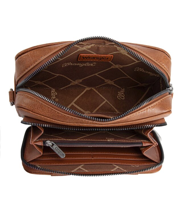 Wrangler Crossbody Purse With Wallet Compartment WG2207-30031