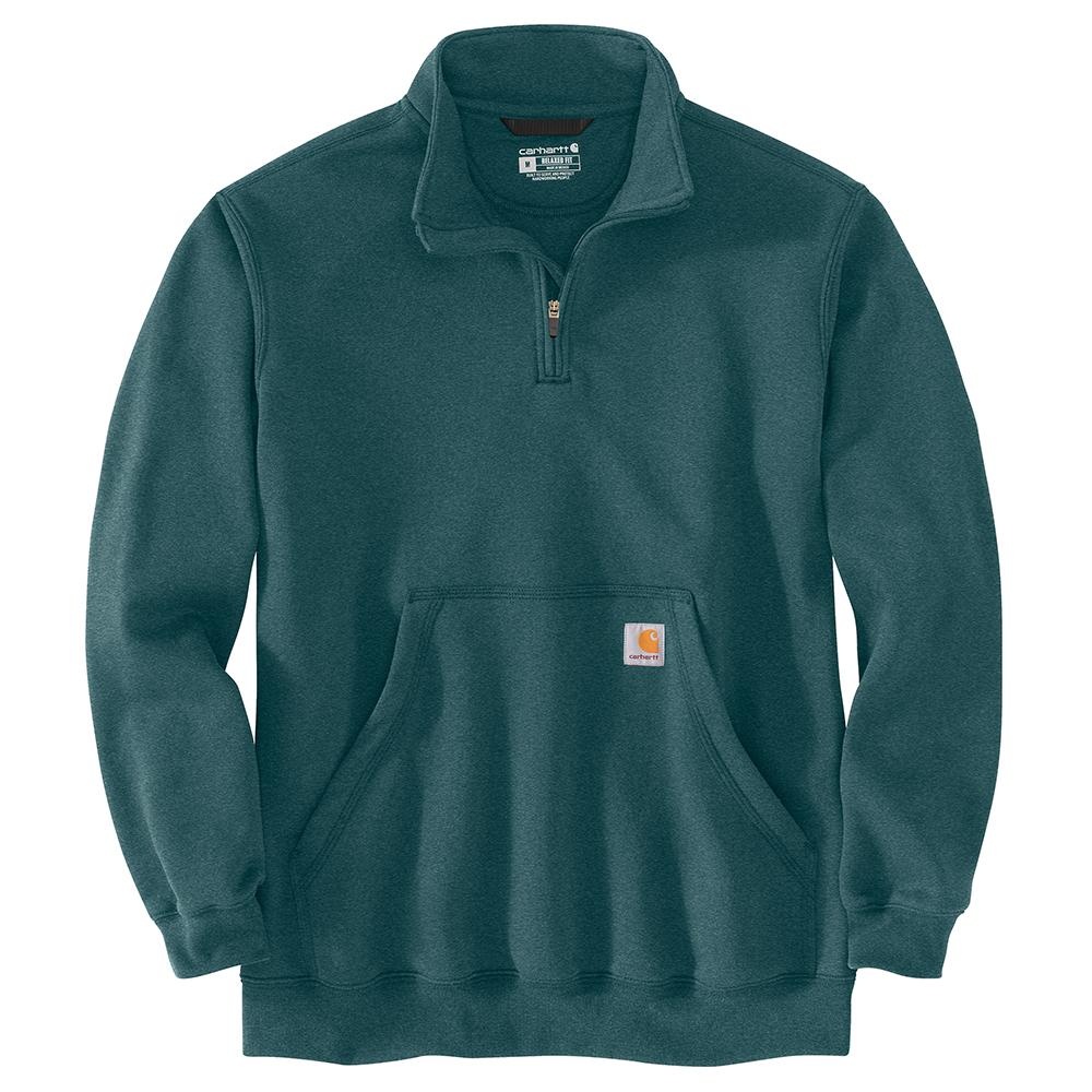 tedmomo♡ Carhartt Men's Loose Fit Midweight Quarter-Zip Mock Neck
