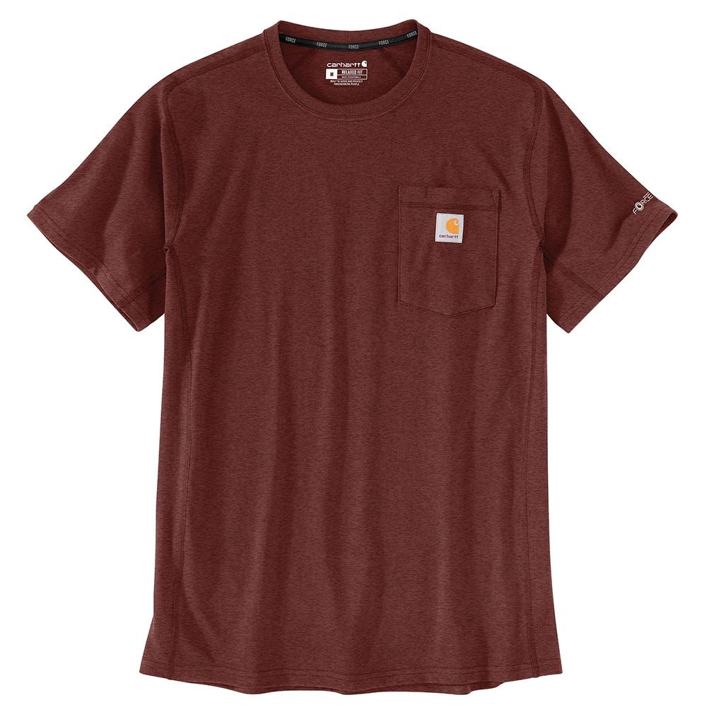 N＠✨ Carhartt Men's Force Relaxed Fit Midweight Short-Sleeve