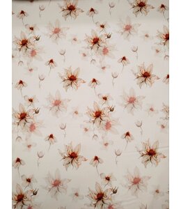 Yard of Poly Twill, Garden Floral 2 Fabric